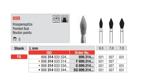 FG Diamantborr F 899.027 5st