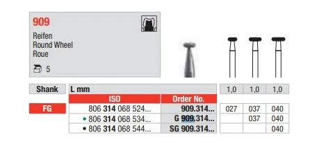 FG Diamantborr SG 909.040 5st