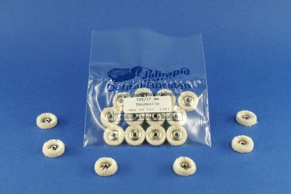Polerborste Bomullsgarn 21mm 6st