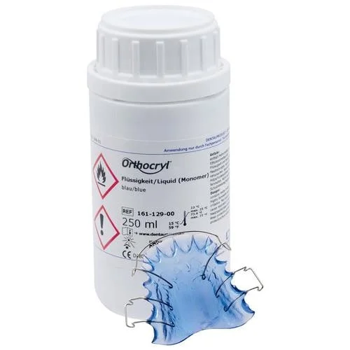 Orthocryl vätska blå 250ml