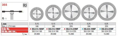 Diamantdisk Hst 355.514.190