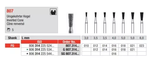 FG Diamantborr G 807.018 5st