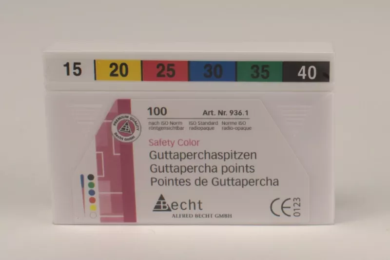 Guttaperka Safety Color Iso 15-40 100st
