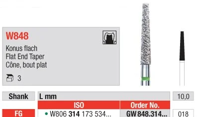 FG Diamantborr White Tiger GW848.018 3st