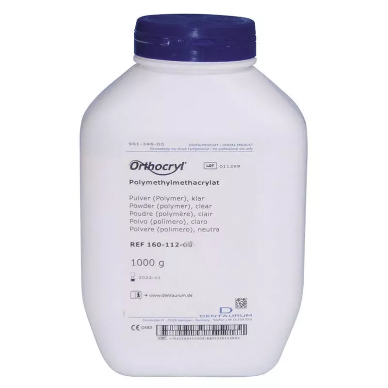 Orthocryl Pulver Klar 1kg