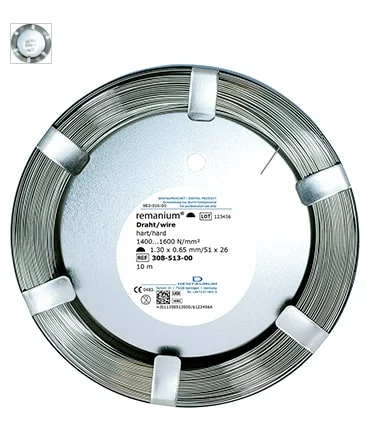 Ligaturtråd Remanium hard 1,3x0,65mm rulle 10m