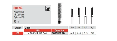 FG Diamantborr SG 881KS.016 5st
