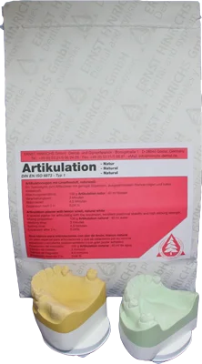 Artikulationsgips naturvit 25kg säck