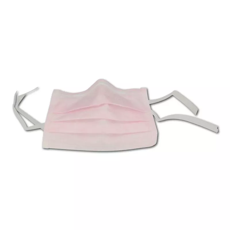 Munskydd Monoart 3-lag Knytband Rosa 50st