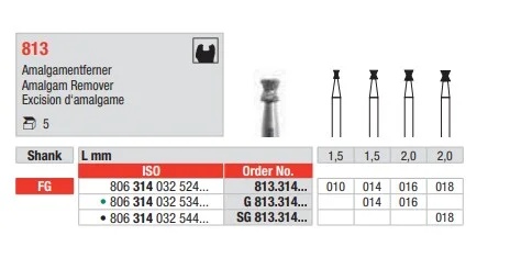 FG Diamantborr 813.010 5st
