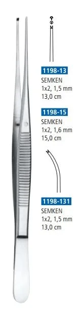 Klopincett Semken Böjd 1x2 1,6mm 15cm