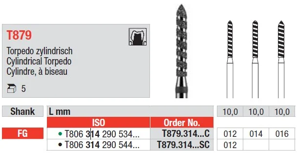 FG Diamantborr T879.014 C 5st