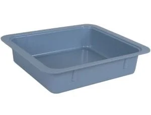Materialbricka/Tub enkel utan lock  blau