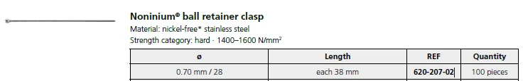 Noninium kula clasp/klammer 100st