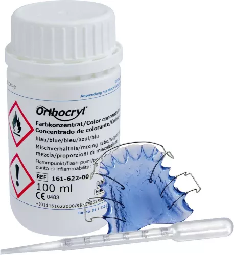 Orthocryl färgkoncentrat blå 100ml