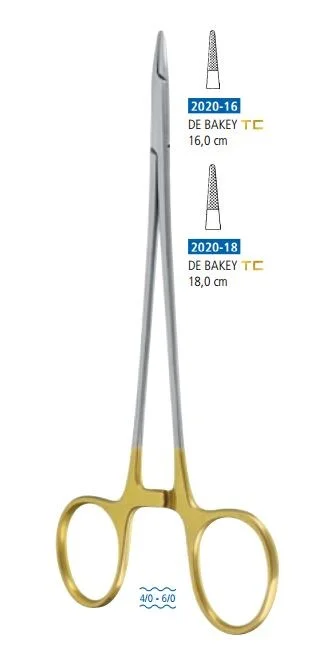 Nålförare De Bakey TC 18cm