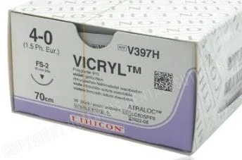 Sutur Ethicon Vicryl 4-0 violett FS-2S 36st
