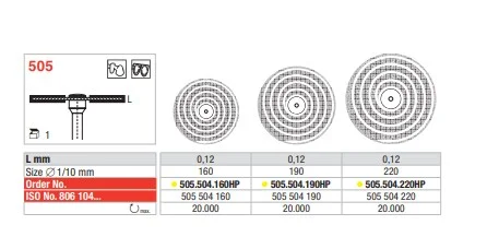 Diamantdisk Hst 505.504.190