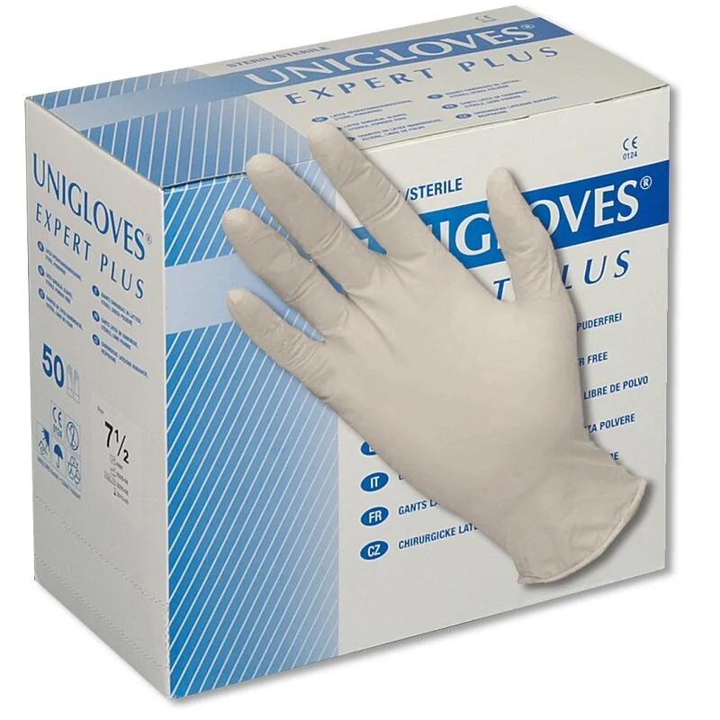 OP Handske Expert Plus Latex PF 7,0 50Par