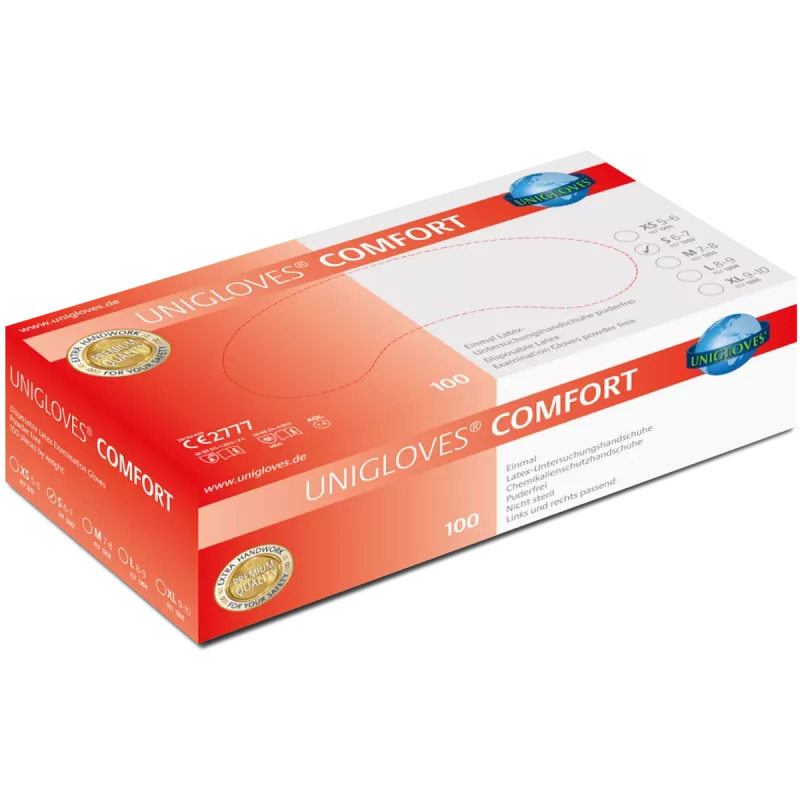Handske Comfort Latex S 100st