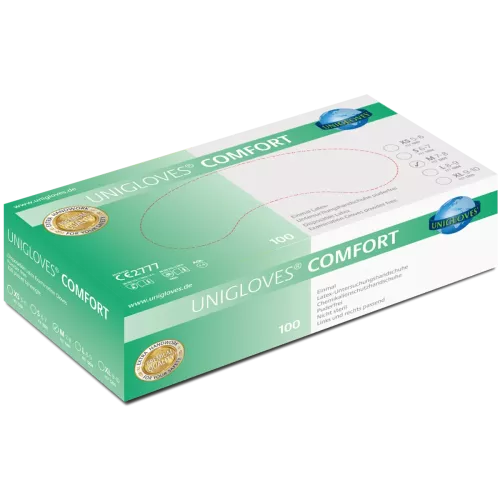 Handske Comfort Latex M 100st