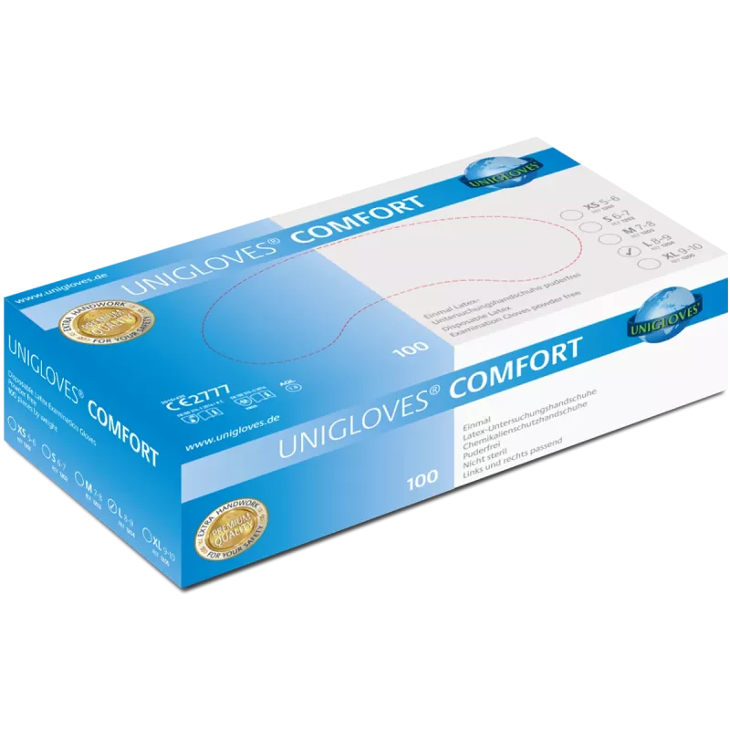 Handske Comfort Latex L 100st