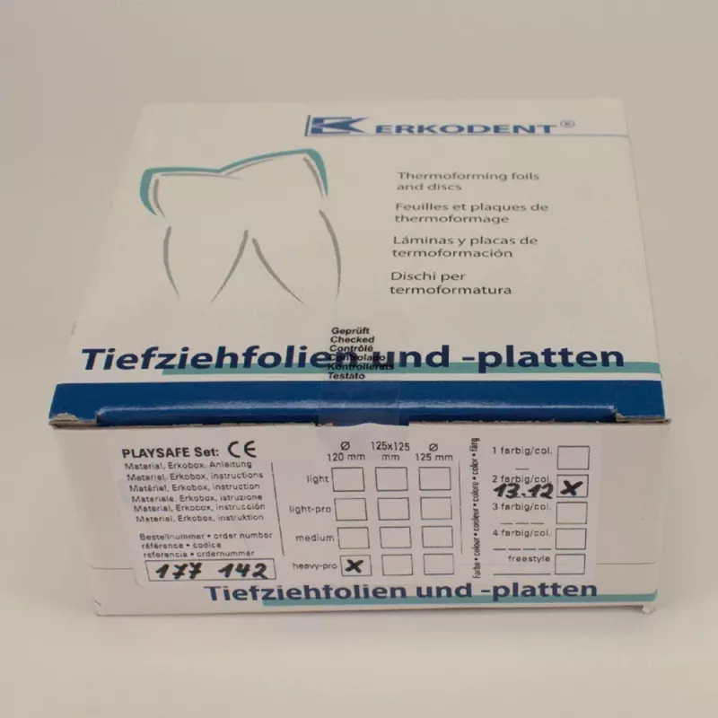 Playsafe 120mm heavy-pro svart/vit Set