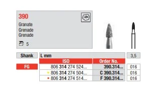 FG Diamantborr C 390.016 5st