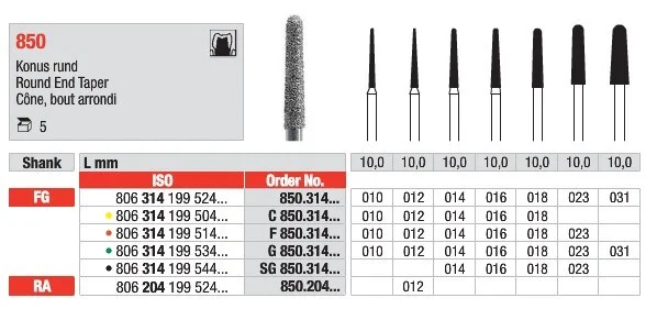 FG Diamantborr F 850.012 5st