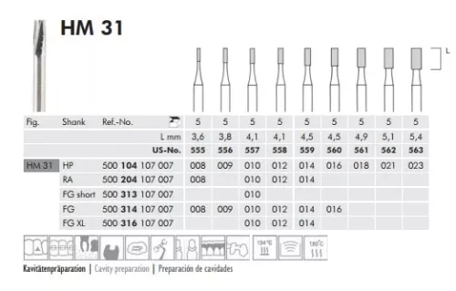 FG HM Fissur 31 010 5st