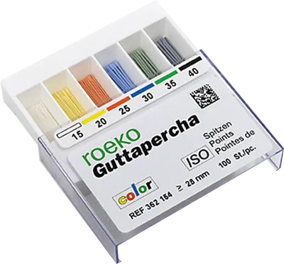 Guttaperka Color 80 svart 100st