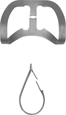 Kofferdamklammer 212SA anterior