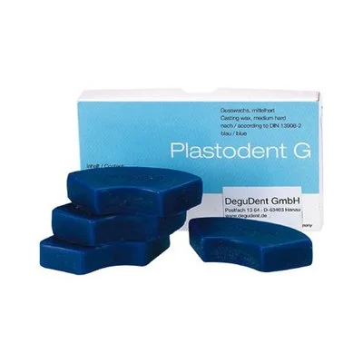 Plastodent G gjutvax blå 4x25g