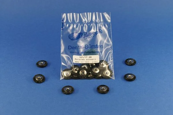 Putstrissa svart borst 21mm 100st