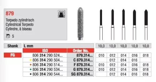 FG Diamantborr 879.012 5st