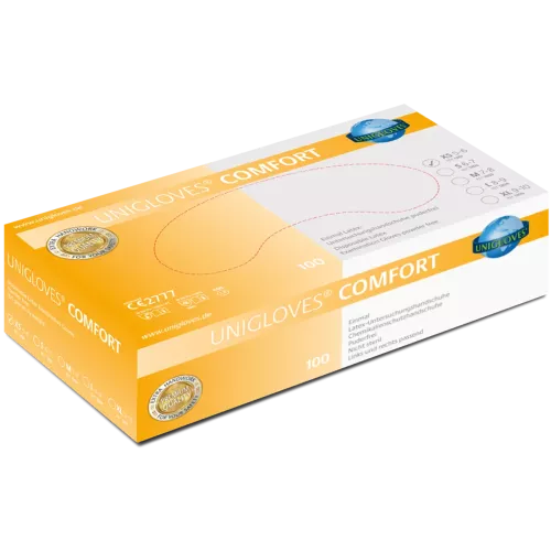 Handske Comfort Latex XS 100st