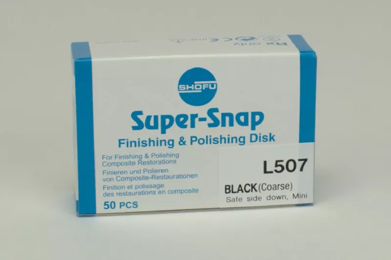 Super-snap svart grov Mini 50st