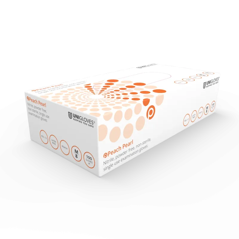 Handske Nitril Orange Pearl XL 100st