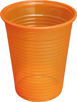 Plastbägare Monoart Orange 180ml 3000st