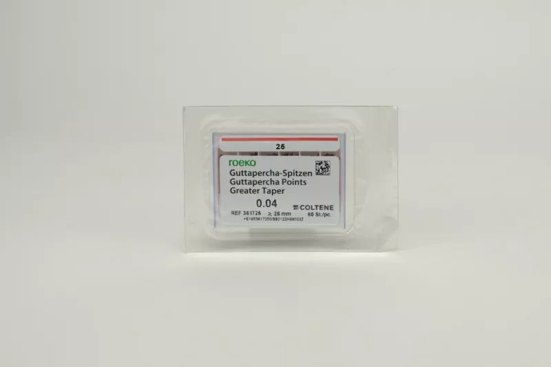 Guttaperka Greater Taper 04 25 röd 60st