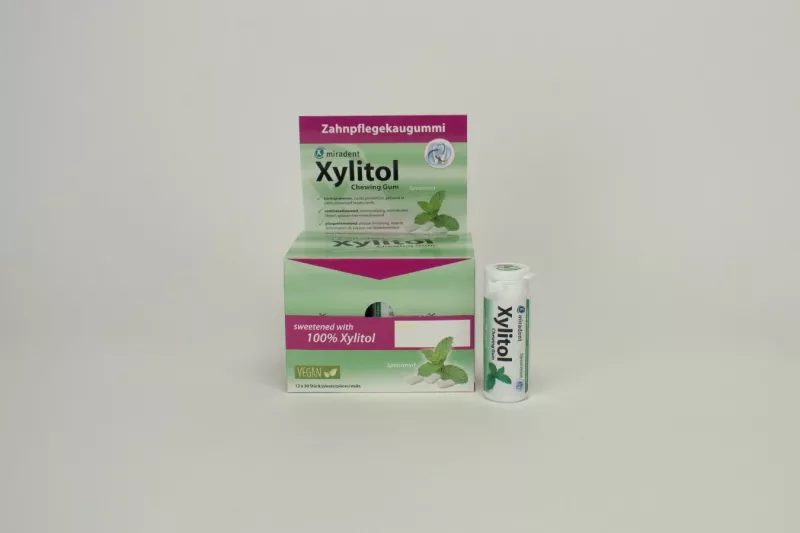 Miradent Xylitol Gum Spearmint 12x30st