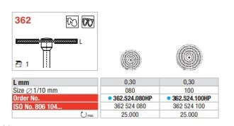 Diamantdisk Hst 362.524.100