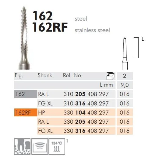 FG Kirurgiborr 162RF 316 016 XL 2st