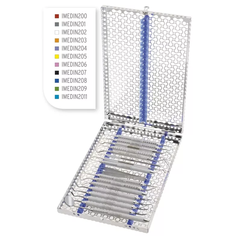 IMS Kassett/Bricka med lock perforerad Infinity 20 Röd