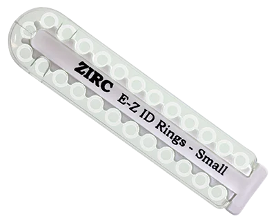 ID Märkningsring Small Vit 25st