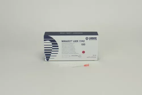 Injektionskanyl Miraject Luer 25G 0,5x42mm 100st