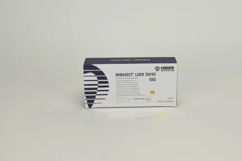 Injektionskanyl Miraject Luer 27G 0,4x42mm 100st