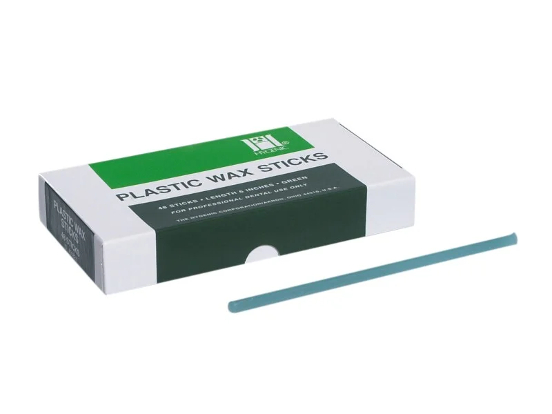 Plastic vax sticks grön 48st