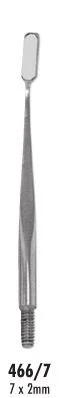 Munspegel Micro Rhodium 7x2mm