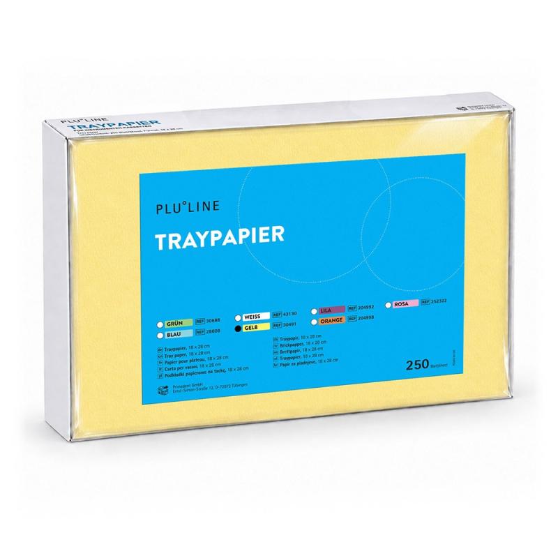 Brickpapper 18x28cm gul PluLine 250st